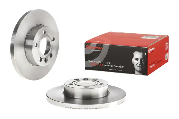 BREMBO 08-7132-10 | Fren Diski Ön Standard VW 2 Adet