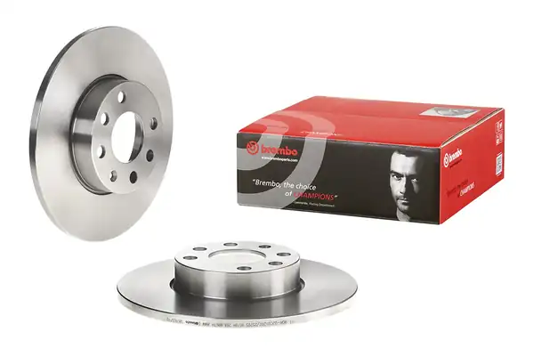 BREMBO 08-7637-10 | Fren Diski Ön Standard Opel 2 Adet