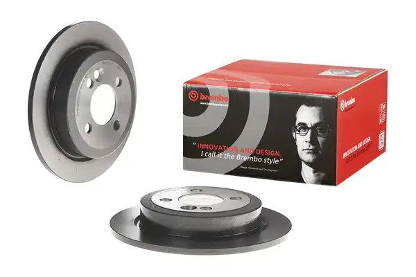 BREMBO 08-9163-21 | Fren Diski Mini Cooper Arka R 50 R52 R53 UV Coated 2 Adet