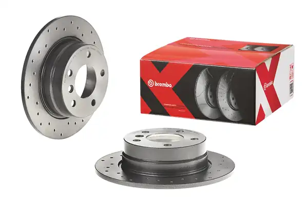 BREMBO 08-9787-1X | Fren Diski Arka Delikli Bmw E81 E87 116i 118d 118i 2 Adet