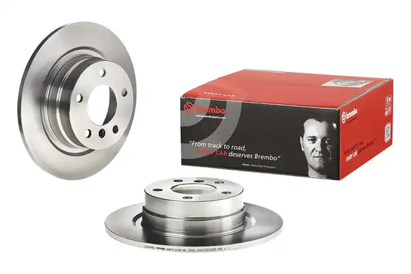 BREMBO 08-A205-10 | Fren Diski Tek Disk Arka Bmw E81 82 87 90 92 04 14