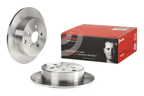 BREMBO 08-A335-10 | Fren Diski Arka Düz 280 5 Toyota Avensis 03 08 1 6 2 0 2 0 D4d