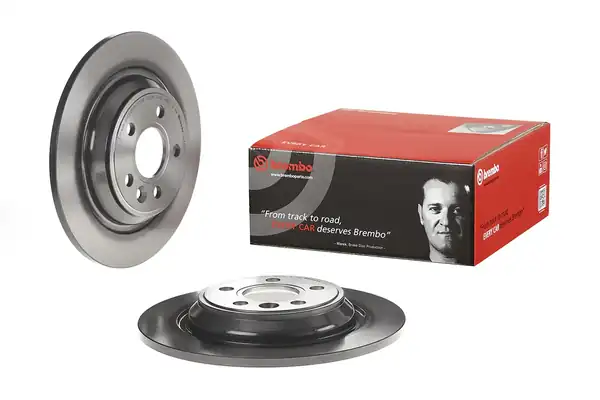 BREMBO 08-A537-11 | Arka Fren Diski UV Coated Volvo S60 V60 S80 V70 Xc70 07 18 Elektrikli El Frenı 2 Adet