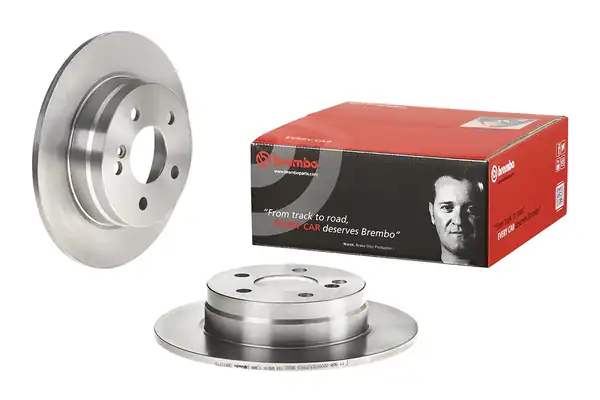 BREMBO 08-A737-10 | Fren Diski Arka W204 C Class S204 C204 07 15 2 Adet