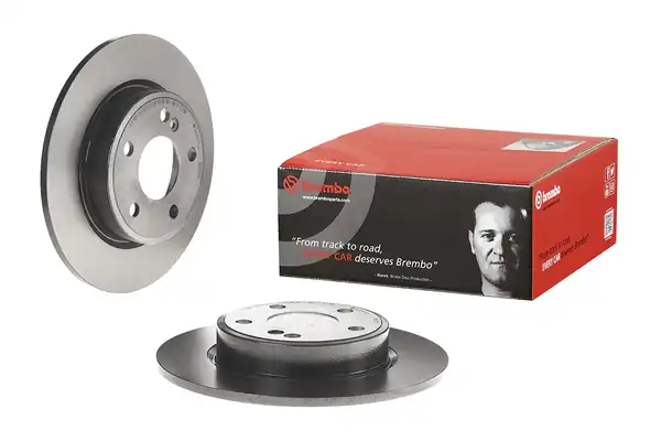 BREMBO 08-B347-41 | Fren Diski Tek Disk Arka M Benz 117 176 242 246 11 20