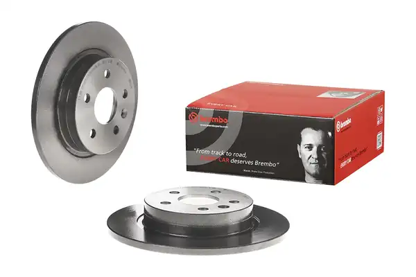 BREMBO 08-B357-11 | Fren Disk Arka Düz 267 5 5 UV Coated Chevrolet Cruze 09 10 Opel Astra J 09 2 Adet