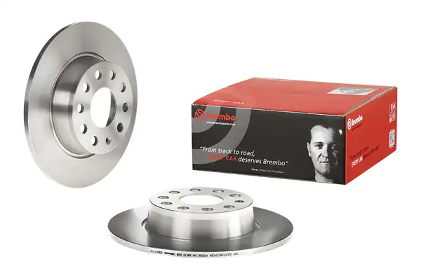 BREMBO 08-B413-10 | Fren Diski Tek Disk Arka Vag A1 A3 Q2 Cad3 4 5 Go6 7 8 Jet3 4 03 21