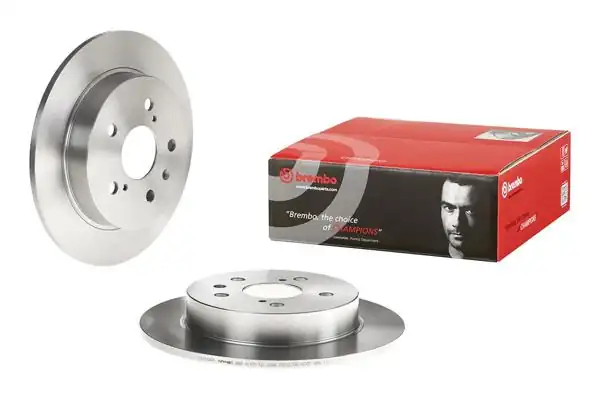 BREMBO 08.B557.10 | Fren Disk Arka Düz-(278-5)-(Suzuki Sx4 2006 / /) | 2 Adet