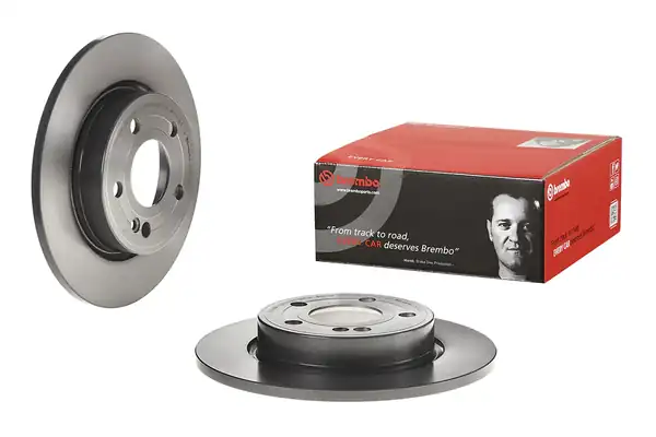 BREMBO 08-D758-11 | Fren Diski Tek Disk Arka M Benz 118 177 247 18