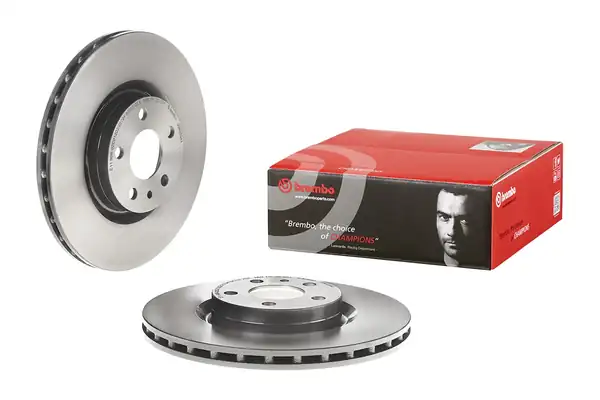 BREMBO 09-4939-41 | Fren Diski Ön UV Coated Fiat 2 Adet