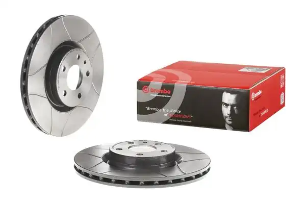 BREMBO 09.4939.76 | Fren Diski Ön Havalı 284.5mm Fiat Doblo 1.3-1.6 JTD Egea 1.3-1.6 Mjtd 04-10 Çizgili | 2 Adet