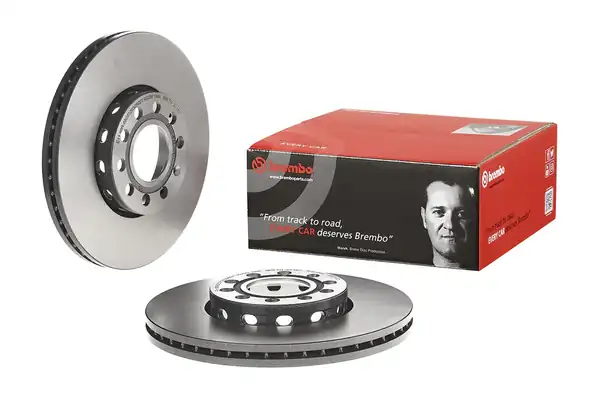 BREMBO 09-5745-21 | Fren Diski Tek Disk Ön Vag 100 A4 A6 Passat