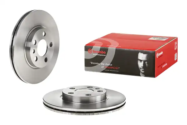 BREMBO 09-5870-34 | Fren Diski Ön Havalı 257 mm Peugeot Expert Citroen Jumpy Fiat Scudo 1 9d 2 Adet