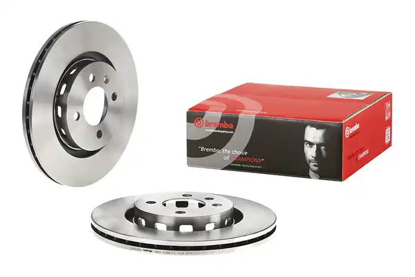 BREMBO 09-6728-10 | Fren Diski Ön Standard VW 2 Adet