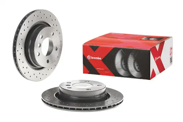 BREMBO 09-7702-1X | Fren Diski Arka Xtra Bmw 2 Adet