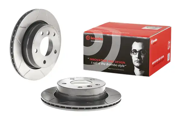 BREMBO 09-7727-75 | Fren Diski Arka Havalı Çizgili Bmw E46 316 318 320 D E36 3 23 3 28 2 Adet