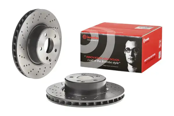 BREMBO 09-8127-11 | Fren Diski Tek Disk Ön M Benz W220 98 06