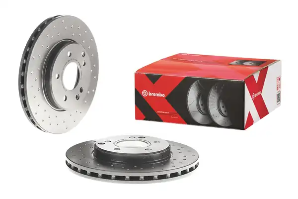 BREMBO 09-8411-1X | Fren Diski Ön Xtra Mercedes Benz 2 Adet
