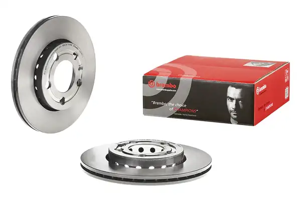 BREMBO 09-8483-11 | Fren Diski Ön Kaplamalı VW Polo 02 10 Skoda Fabia 00 10 2 Adet
