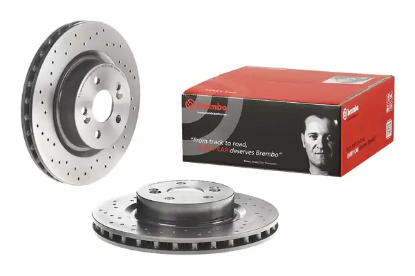 BREMBO 09-8904-21 | Fren Diski Ön UV Coated Renault 2 Adet
