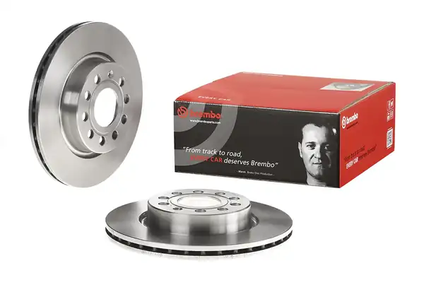 BREMBO 09-9167-10 | Fren Diski Tek Disk Ön Vag A3 Cad3 Go5 6 7 Jet3 4 03 21