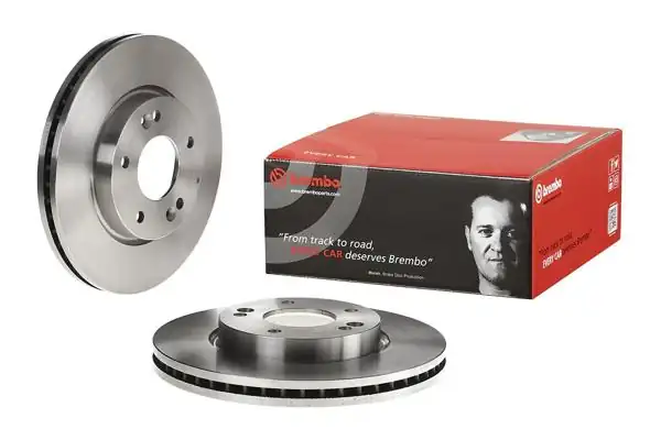 BREMBO 09.9574.40 | Fren Disk Ön Hava Kanallı 280-5 (Hyundai i30 Tucson Kia Cerato Ceed 07-12) | 2 Adet