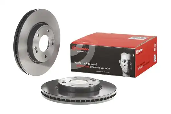 BREMBO 09.9574.41 | Fren Diski Ön UV Coated Hyundai | 2 Adet