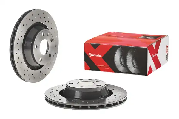 BREMBO 09-9768-1X | Fren Diski Arka Xtra Audi 2 Adet
