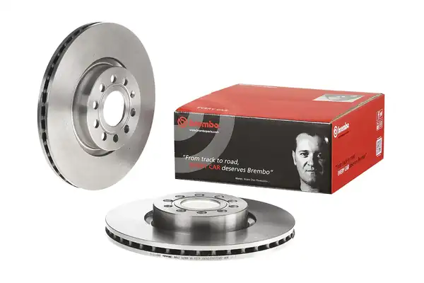BREMBO 09-9772-10 | Fren Diski Tek Disk Ön Vag A1 A3 Q2 Q3 ART Cad3 4 5 Go5 6 7 8 Jet3 4 Pas T-Roc 03 22