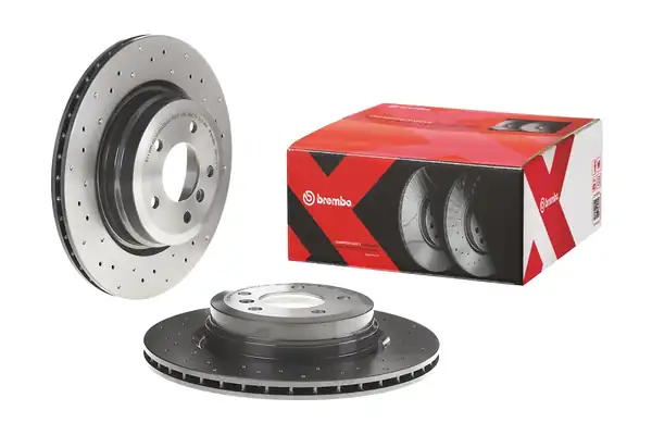 BREMBO 09-A270-1X | Fren Diski Arka Xtra Bmw 2 Adet