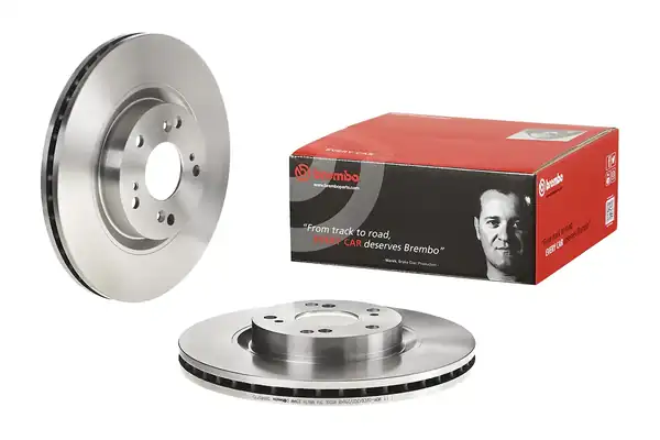 BREMBO 09-A407-10 | Fren Diski Ön Havalı 300 5 Honda Civic HB Type R 07 CRV 02 06 2 Adet