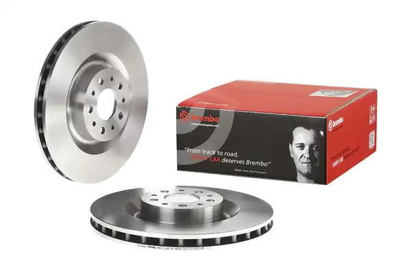 BREMBO 09-A444-40 | Fren Diski Ön Standard Opel 2 Adet