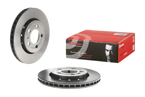 BREMBO 09-A652-11 | Fren Diski Arka VW Golf 98 06 Audi A3 97 03 Seat Leon 00 06 2 Adet