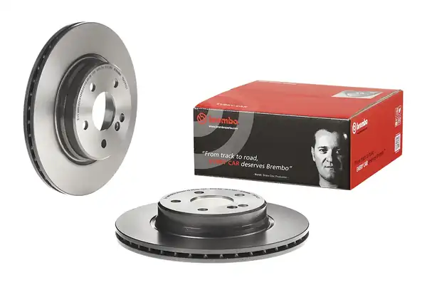 BREMBO 09-A742-21 | Fren Diski Arka UV Coated Mercedes Benz 2 Adet