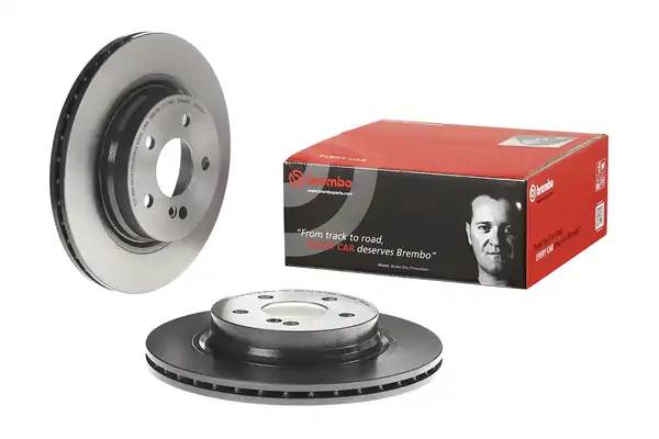 BREMBO 09-A760-11 | Fren Diski Tek Disk Arka M Benz 204 207 07 17