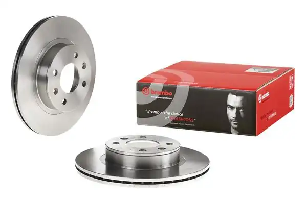 BREMBO 09.A867.10 | Fren Diski Ön Havalı Hyundai i10 1.1 CRDI 08-/ i10 1.0 / 1.1 / 1.2 11-/ Kia Picanto 1.1 CRDI 04-11 | 2 Adet