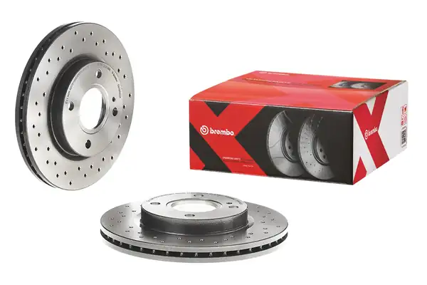 BREMBO 09-A968-2X | Fren Diski Ön Xtra Ford 2 Adet