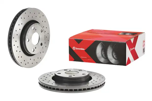 BREMBO 09-B043-1X | Fren Diski Ön Xtra Toyota 2 Adet