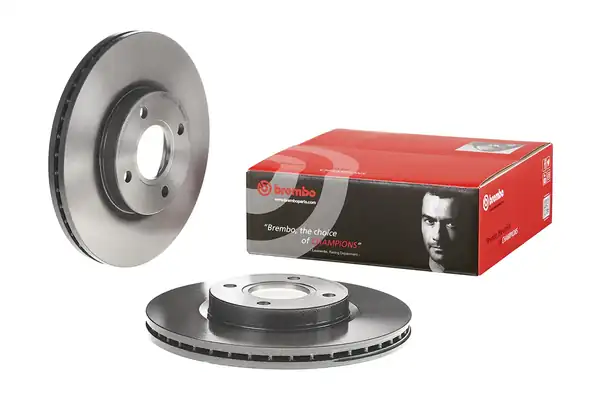 BREMBO 09-C422-11 | Fren Diski Ön UV Coated Ford B Max Fiesta VI Transit Courier 1 5 1 6 TDCI