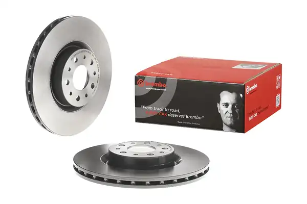 BREMBO 09-C645-21 | Fren Diski Ön UV Coated Fiat 2 Adet