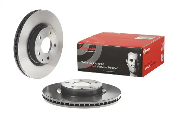 BREMBO 09.C652.11 | Fren Diski Ön UV Coated Mazda | 2 Adet