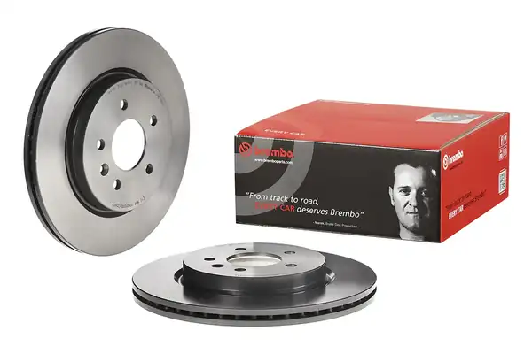 BREMBO 09-C711-11 | Fren Diski Arka UV Coated Opel 2 Adet
