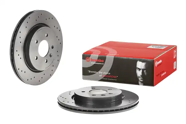 BREMBO 09-C711-21 | Fren Diski Arka UV Coated Opel 2 Adet