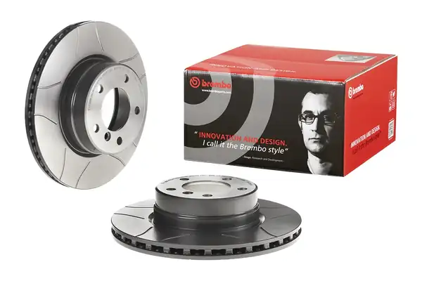 BREMBO 09.C894.75 | Fren Diski Ön Cızgılı BMW E-60 / 61 / 63 / 64 / 520-523-520 | 2 Adet