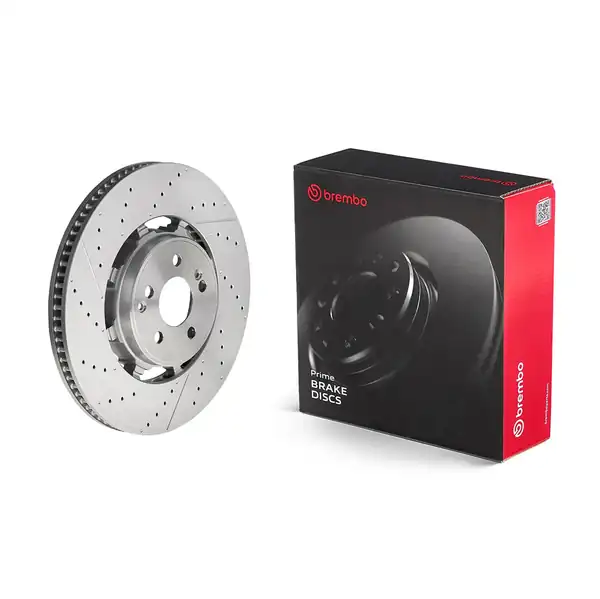 BREMBO 09-D411-33 | Fren Diski Arka Dual Cast Mercedes Benz 2 Adet