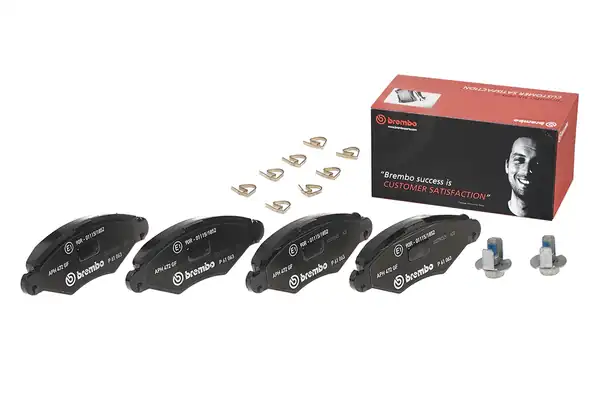 BREMBO P61063 | Fren Balatası Ön Peugeot 206 1 4 1 4hdi 1 6 01 Renault Kangoo 1 2 1 5 1 9 Low Met