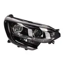 AYFAR 202334 | Far Sağ Manuel Siyah Çerçeveli Renault Megane IV 2016 2020 Touch Model Led Ballast Montajli