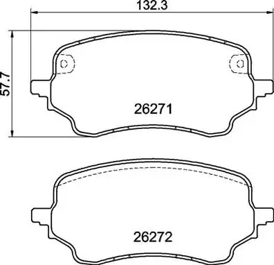 BREMBO P24236 | Ön Fren Balatası Puma 09 2019