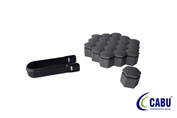 CABU 220656 | Bijon Kapağı Komur Metalik 17x23mm Corsa C D E Astra G H Zafira Meriva Adam 20 Adet 220644