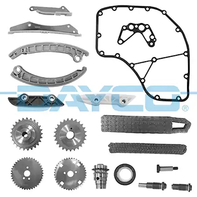 DAYCO KTC1099 | Eksantrik Zincir Seti Komple Iveco Daily IV V VI 06 16 Fiat Ducato 06 Psa Boxer Jumper 10 Fuso Can Ter 12 F1c 2 3